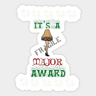 It’s a MAJOR AWARD Sticker